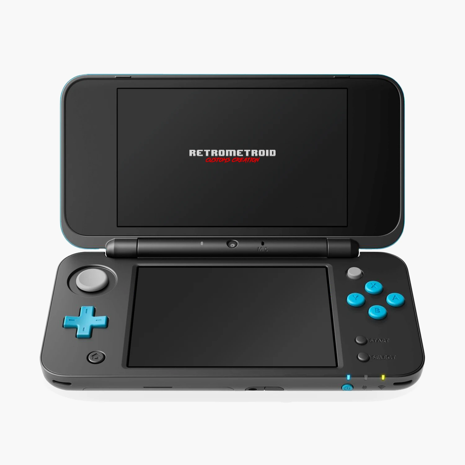 New2dsXL-Black-Blue-Front